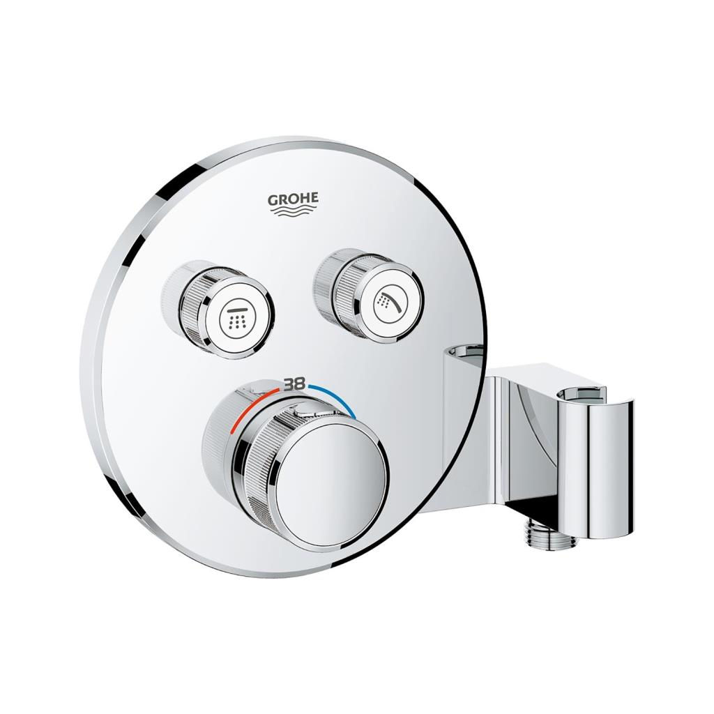 29120000 Grohe Grohtherm Çift Valfli Akış Kontrollü, Ankastre Termostatik Banyo