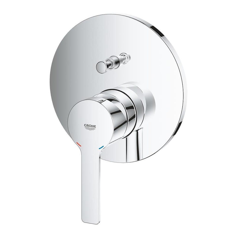 Küçük resim: 24064001 Grohe Lineare Ankastre Banyo/Duş Bataryası (Sıva Üstü Grubu), 2 Yollu