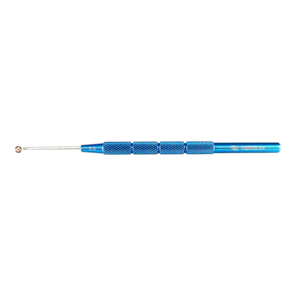 Meyerhoefer Chalazion Curette, Titanium/ Stainless