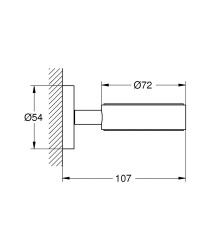 Küçük resim: 40369GN1 Grohe Essentials Sabunluk Tutacağı, Fırçalı Altın
