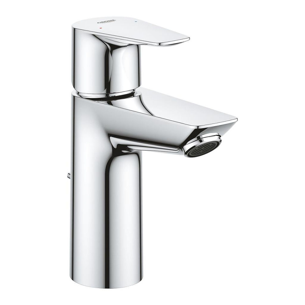 Küçük resim: 23758001 Grohe BauEdge Lavabo Bataryası, Sifon Kumandalı (M Boy)