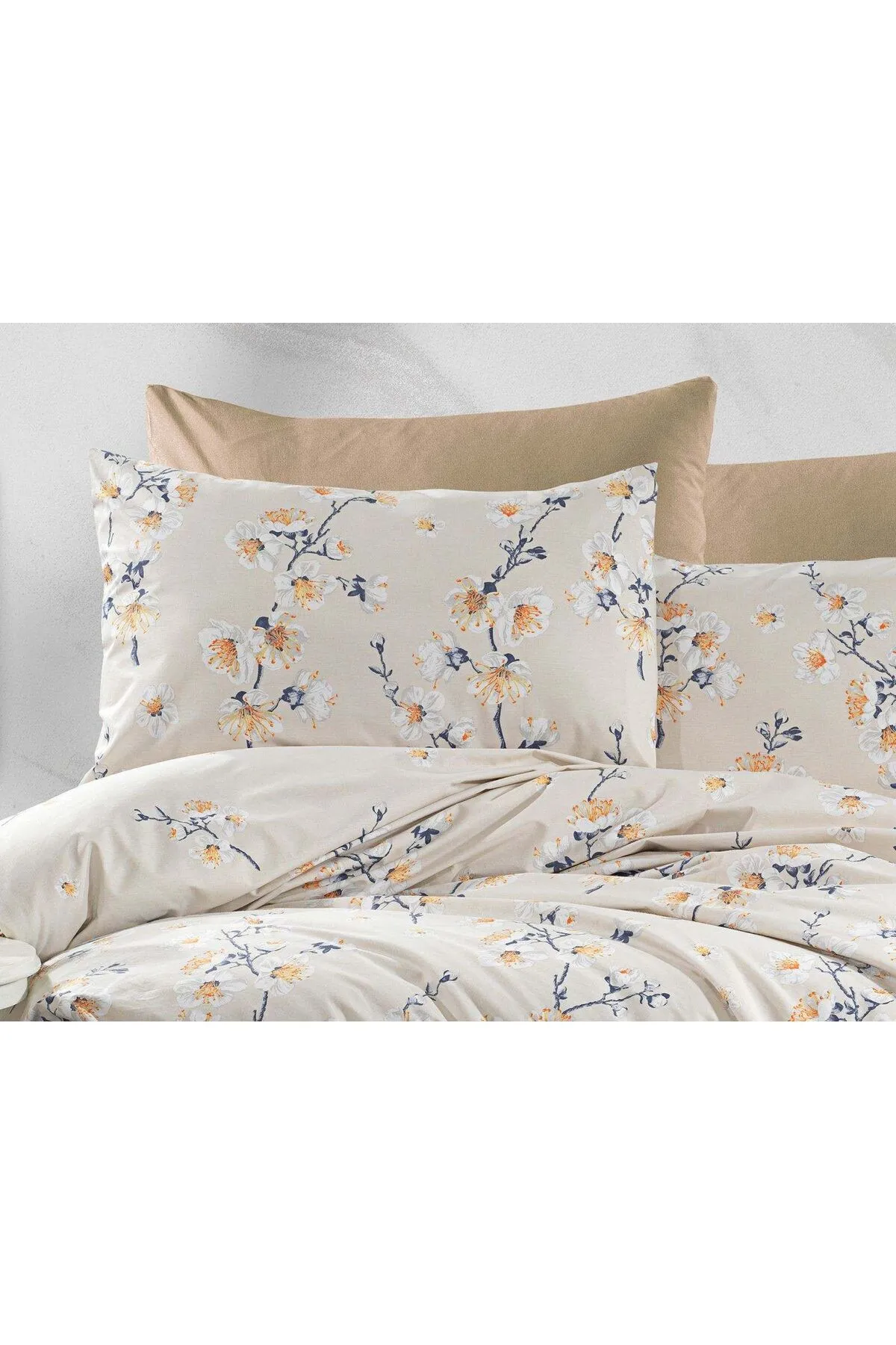 Çarşaflı Çift Kişilik Nevresim Takımı Full Takım %100 Pamuk Poplin Premium Kumaş