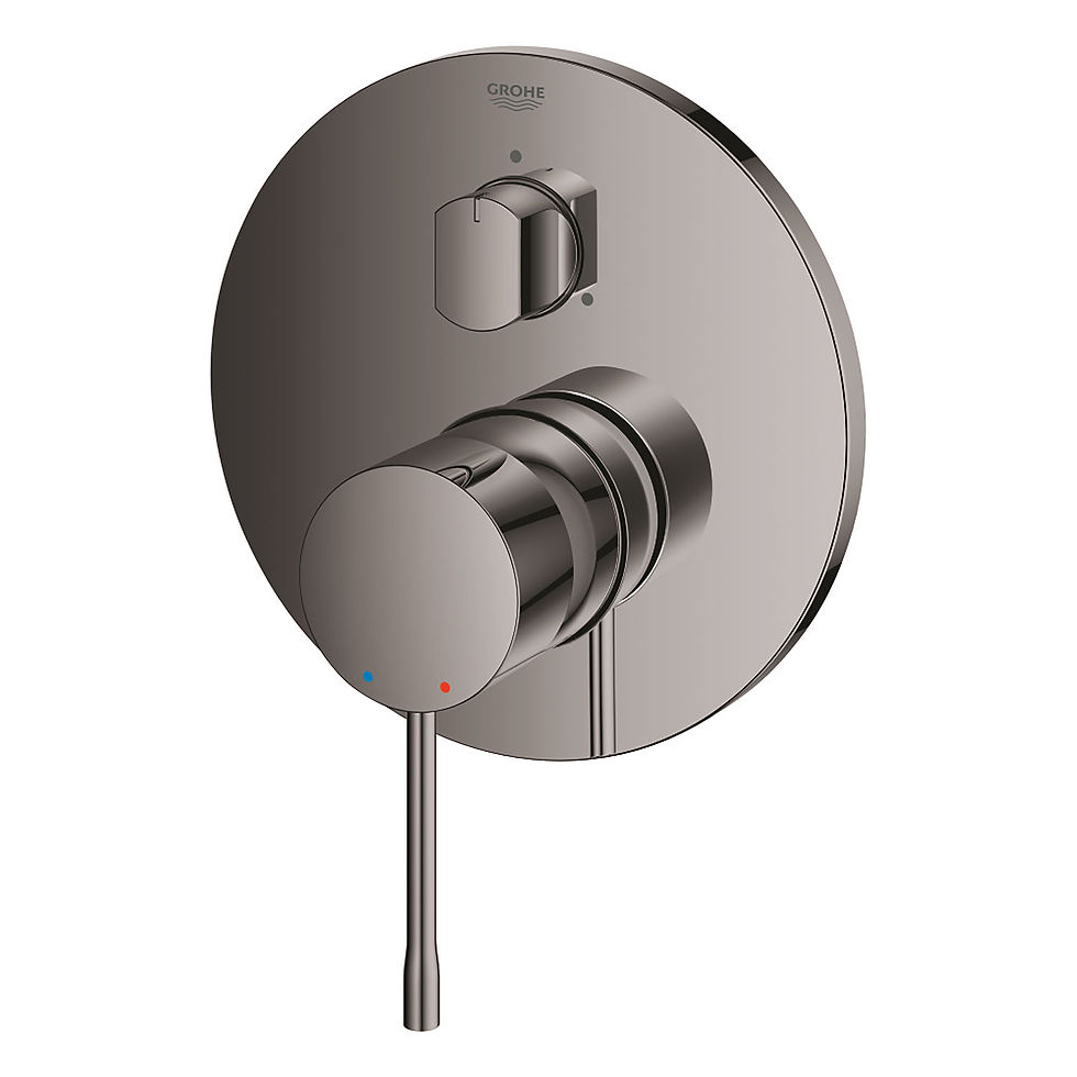 Küçük resim: 24092A01 Grohe Essence Ankastre Banyo/Duş Bataryası (Sıva Üstü Grubu), 3 Yollu,