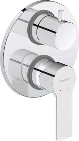 Küçük resim: Duravit D-Code Ankastre Banyo Bataryası, 2 Yollu, Mat Siyah