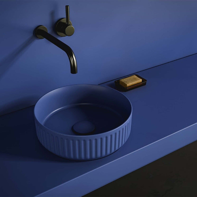 Küçük resim: 10NF66036-2Z Infinity Ion Tezgah Üstü DL Lavabo 36 cm, Isvea Mavisi