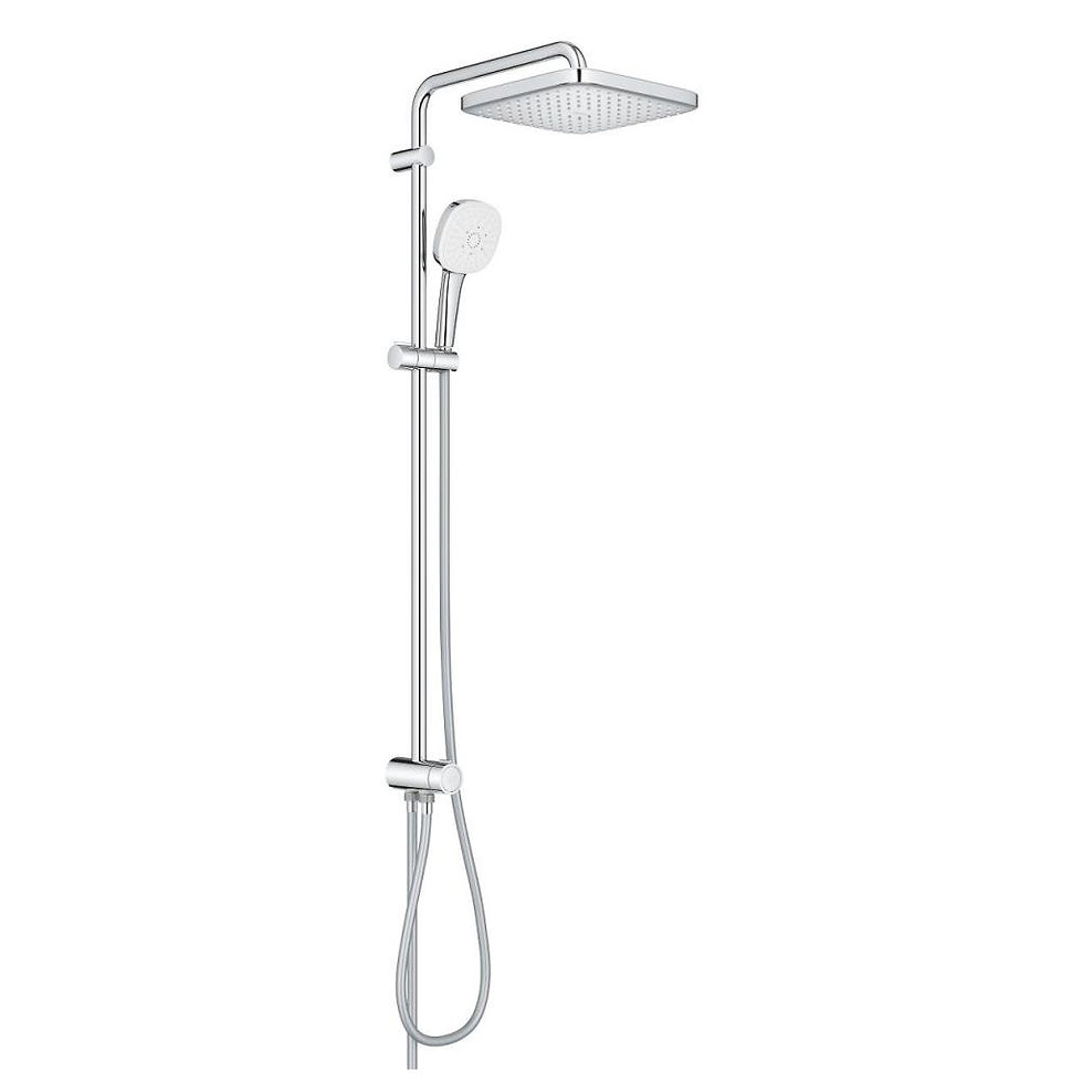 Küçük resim: 26694001 Grohe Tempesta System 250 Cube Kare Duş Başlıklı Duvara Monte Duş Siste