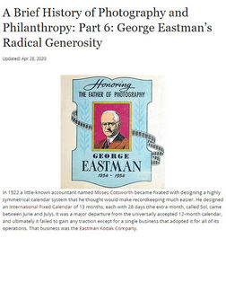 Memorial emblem for George Eastman