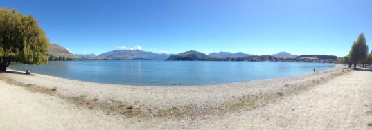 Lake Wanaka where the swim course is