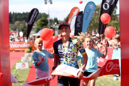 WANAKA, NEW ZEALAND - FEBRUARY 18: Laura Siddall of Great Britain finishes second in the 2017 Challenge Wanaka on February 18, 2017 in Wanaka, New Zealand. (Photo by Phil Walter/Getty Images) *** Local Caption *** Laura Siddall