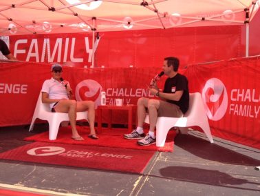 Chilling in the Challenge Red Carpet Lounge