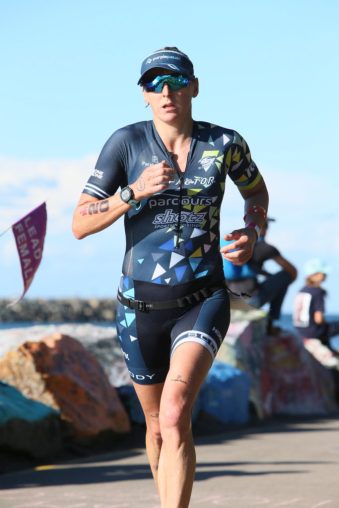 In the lead being hunted – eyes front