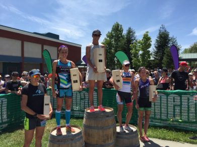 Podium finish in 5th, and a bottle of wine! Thank you.