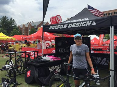 Excited to be working with Profile Design. Thanks to the team in Knoxville for fitting me with some fab 58/78 wheels. 