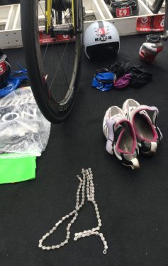 Not quite the race photo I'd imagined.