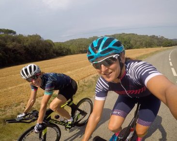 Friday arvo chats with Scody team mate Annabel Luxford