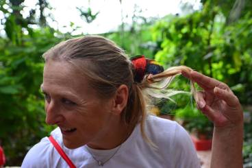 Not entirely comfortable with this... nervous laughter