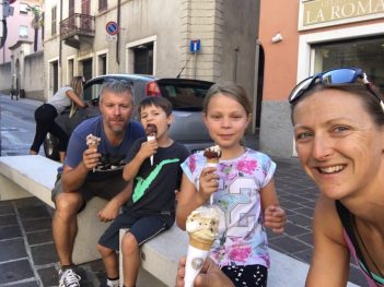 The best cycle for the best ice cream! It's a big call, but we were in Italy, and it was AMAZINGLY good! 