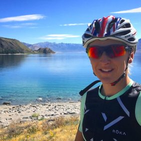 Challenge Wanaka bike course - Lake Hawea
