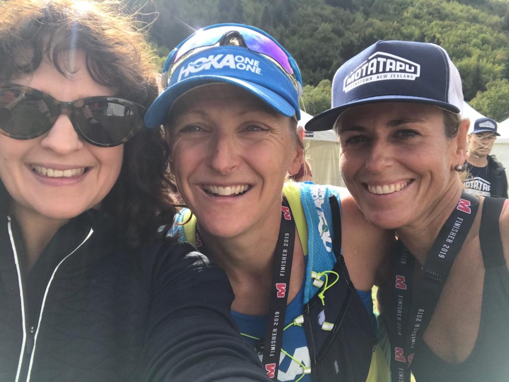 Finish line selfie traditions