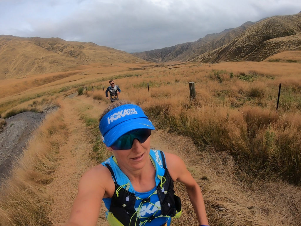 Running through the plateau with Justin Granger – but no one else in sight!