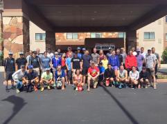 How many athletes? A Lot!! Such a great group. Purplepatch athletes from all over. It's a truly global community.