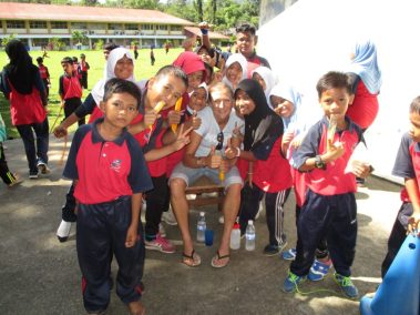 Post race a good couple of days with children from the local schools - More Than Sport