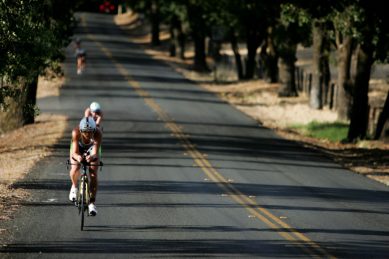 Such a great bike course through the vineyards and countryside (Photo Cred. Jeff Kapic)