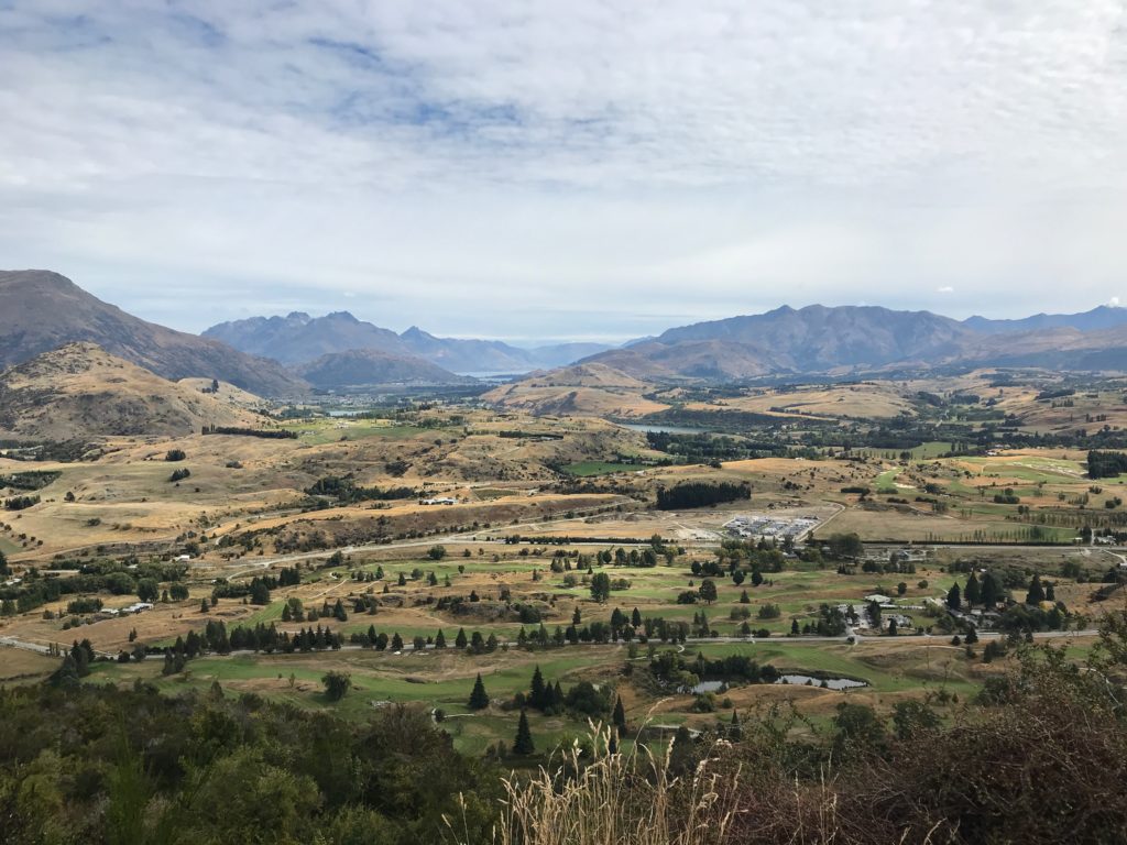 View from Tobins Track out towards Queenstown