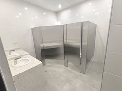 Divisiones de baño en acero inoxidable
