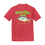 Thumbnail: Wild Miles Tackle Graphic Tee Shirt -Red