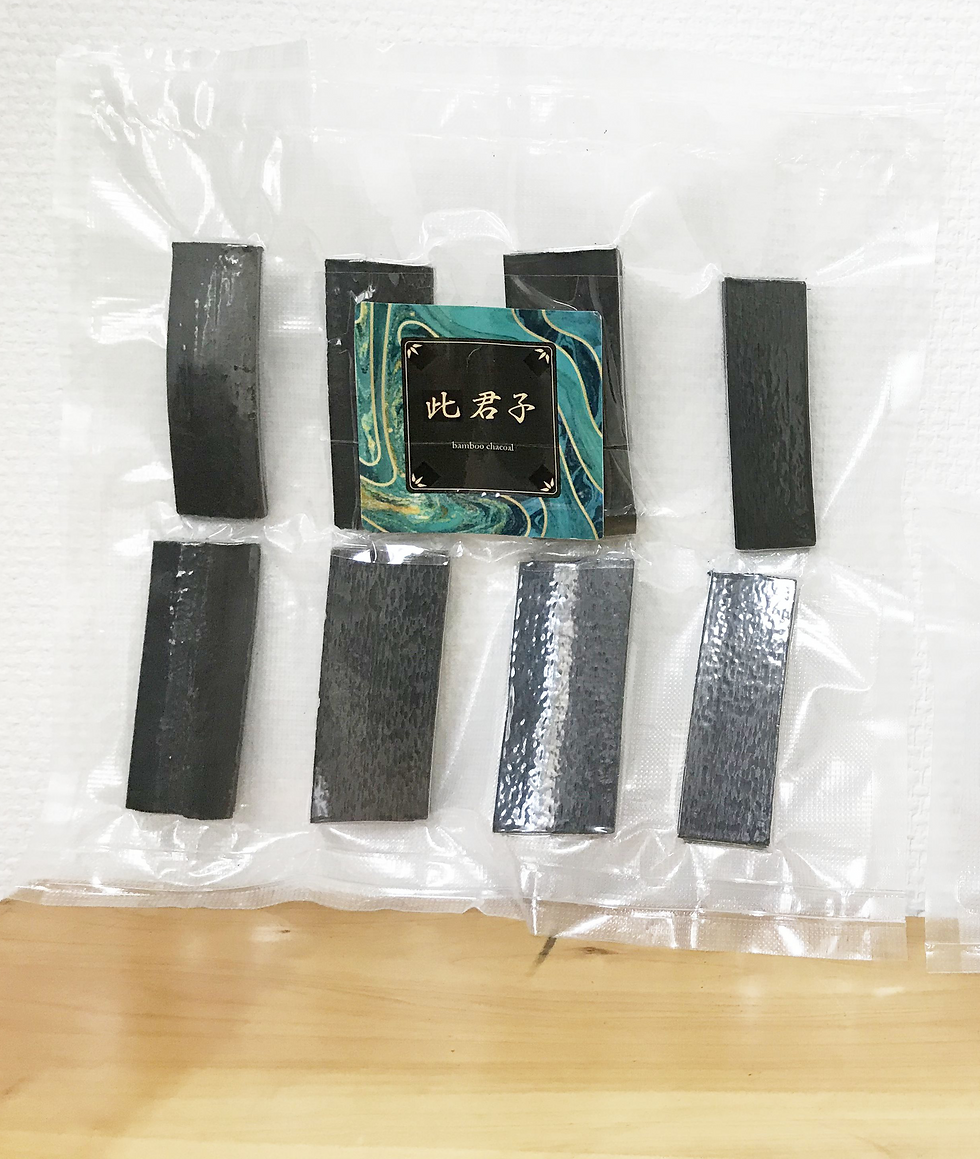 サムネイル： 水用、炊飯用竹炭