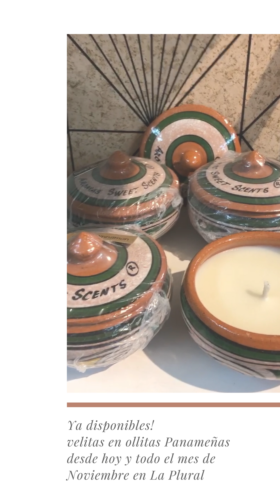 Miniatura: Ollita de Arcilla Soy Candle