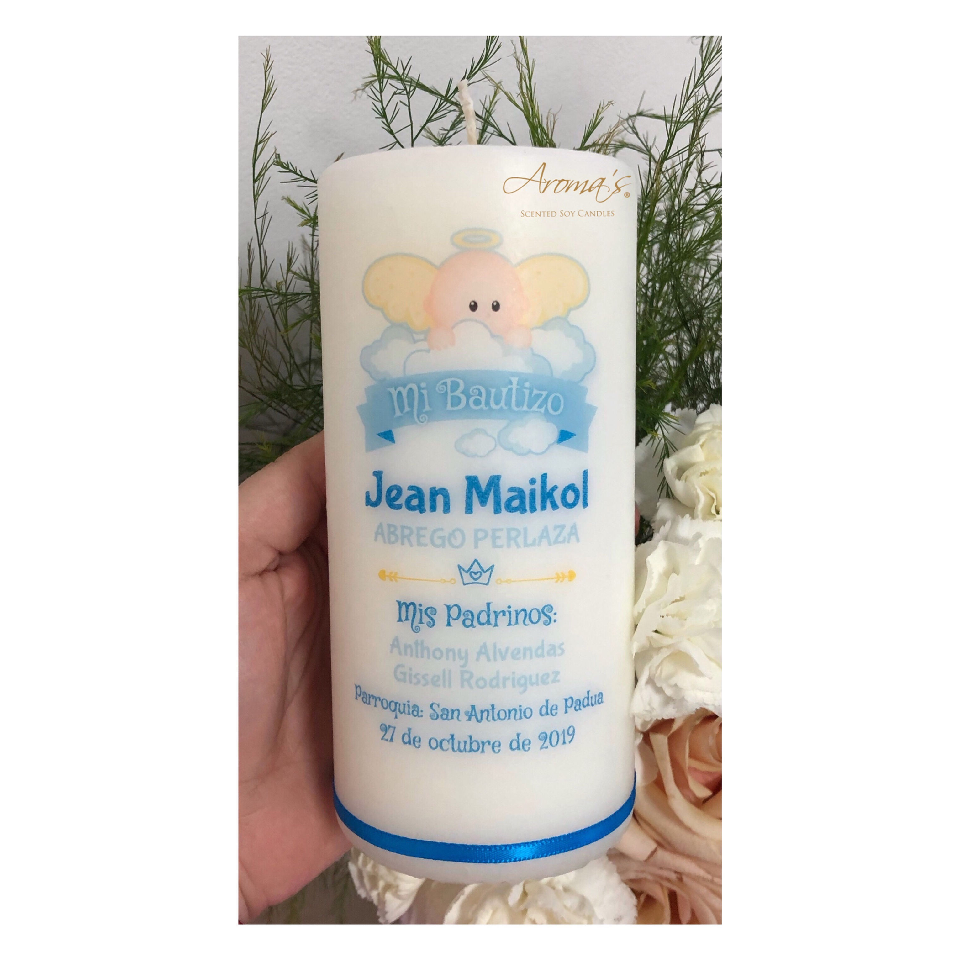 Personalización e Impresión de Vela