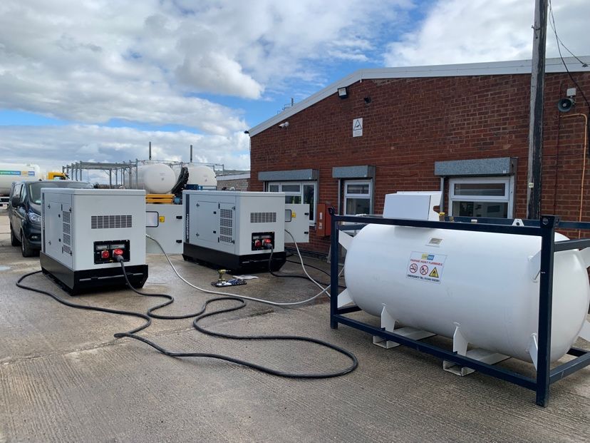 Our new Partners test their LPG Generator Hire sets