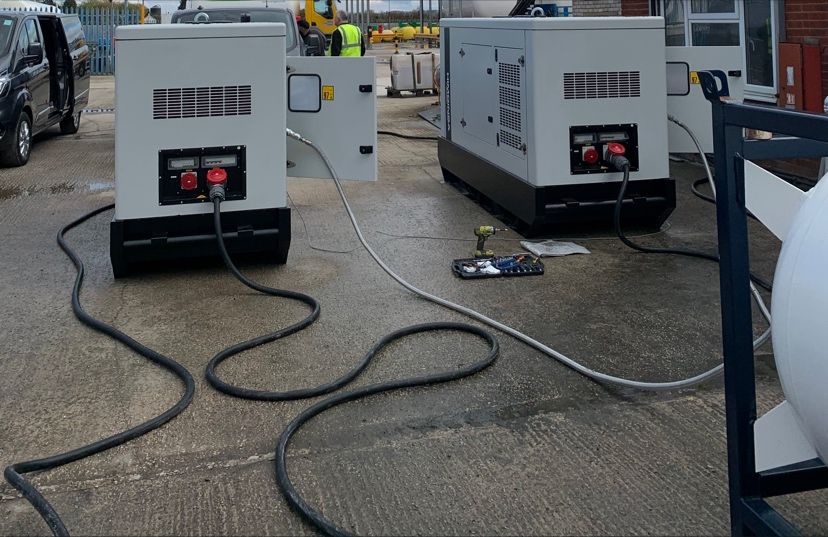 Our new Partners test their LPG Generator Hire sets