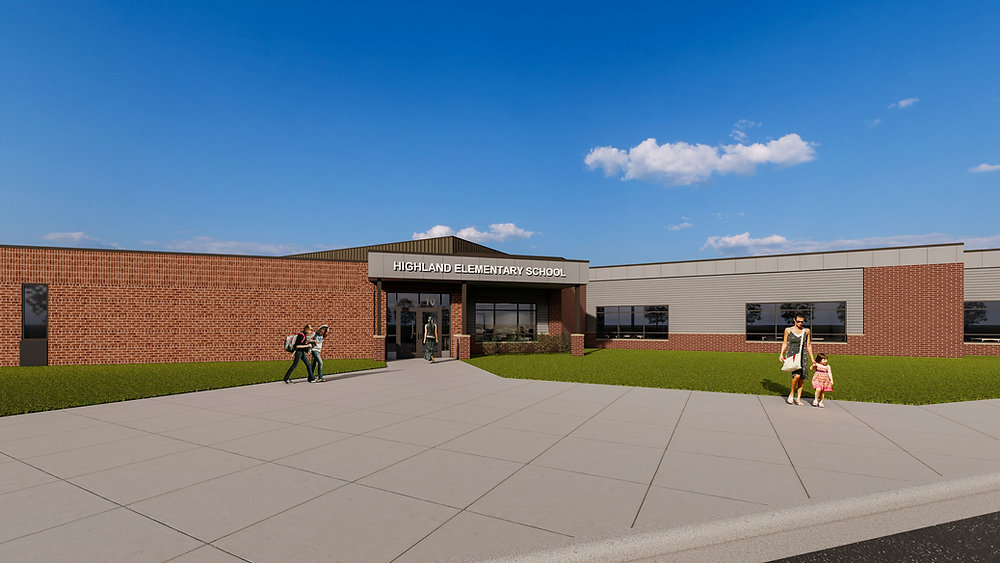 Highland Elementary School in Crookston, MN