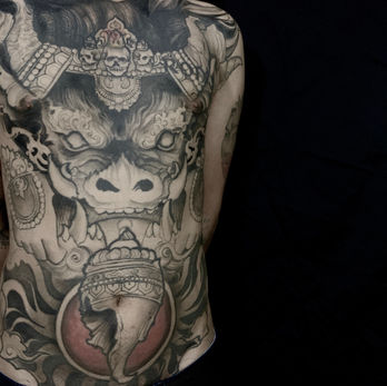 Chepu (Inspired from Nepalese Culture)full back By Binay gurung, Black and Grey Tattoos, Best Tattoos, Nepal Tattoo, London Tattoo, Traditional Tattoo, Asian Oriental Tattoo, Full Back Tattoo, London Tattoo, Tattoo, tattoo design, nepal tattoo studio, best tattoo artist, tattoo studio nearby by, tattoo studio in thermal, tattoo studio in harrow
