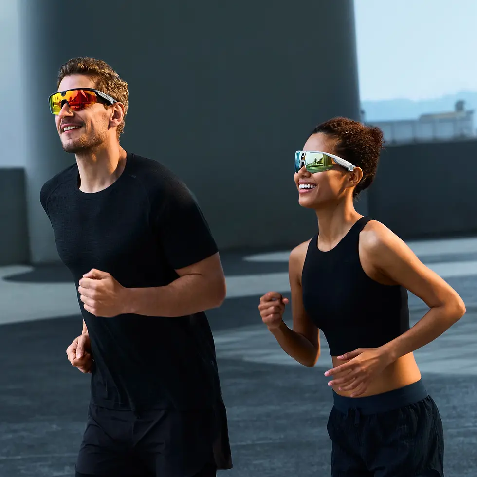 Thumbnail: BleeqUp Ranger AI Sports Camera Glasses - Lenses by Zeiss