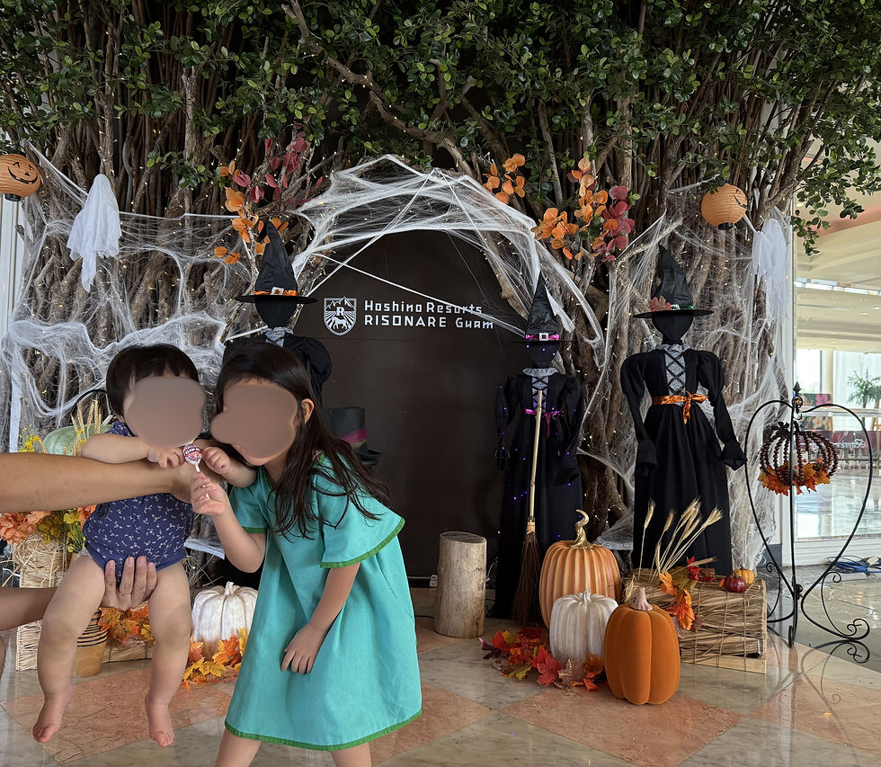 ホテルロビー付近もハロウィン仕様