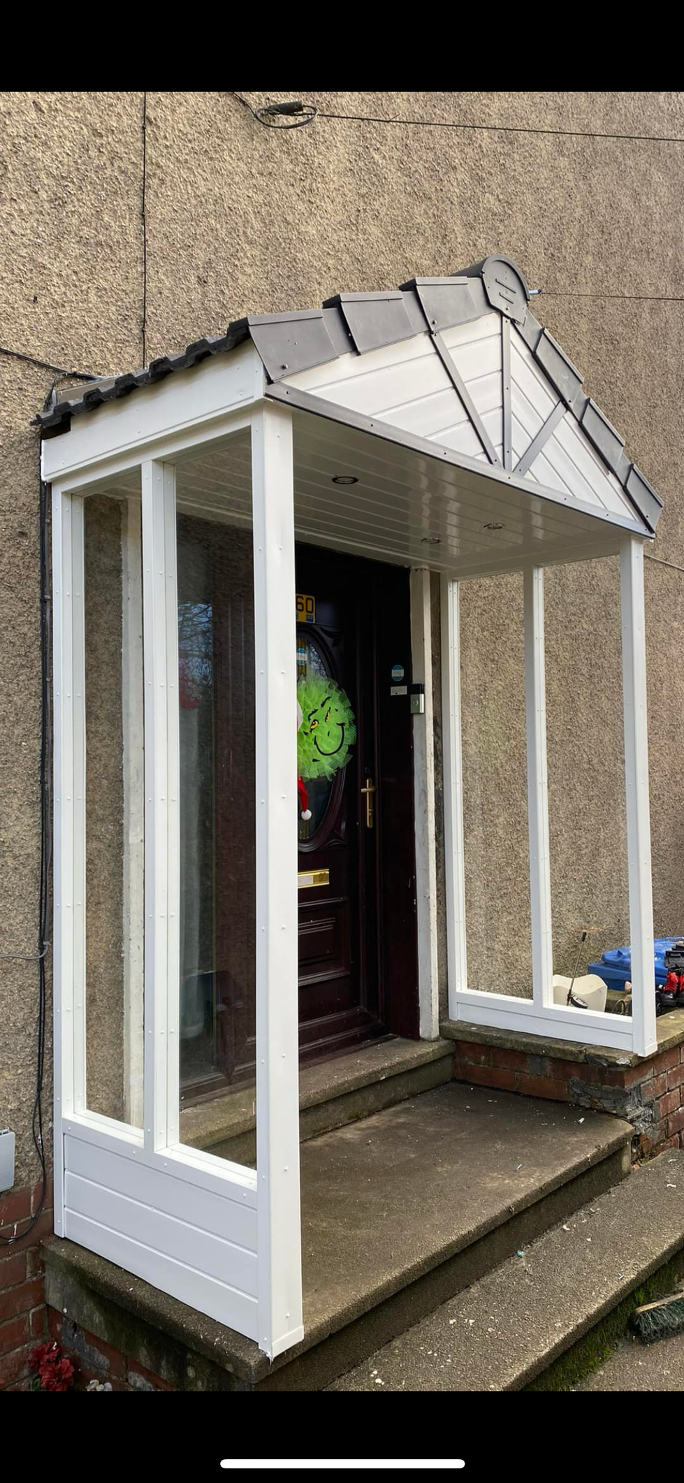 Double Panel White Cottage Apex 1