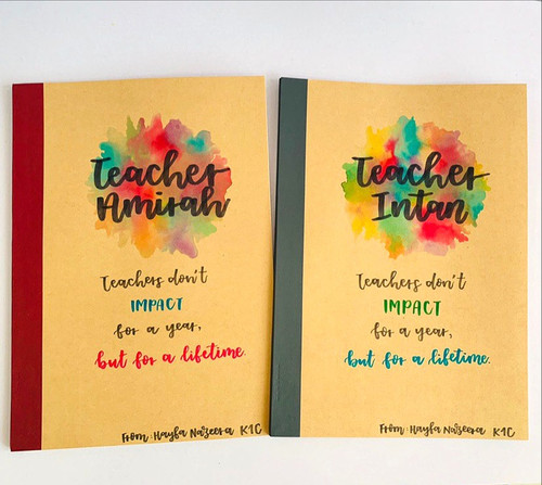 Communication Notebook Lettering Customised Notebook | letteringwithestelle