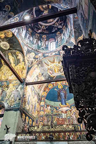 nordmazedoien ohrid Wandmalerei Kirche alt orthodox