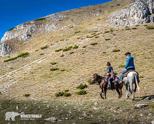 Mavrovo Nationalparks nordmazedonien Ausritt Pferde Sherpa horse riding