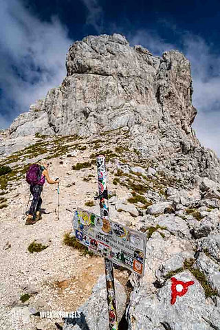 Montenegro Bobotov Kuk Durmitor Wanderung Gipfel Aufstieg steil Bergsteigen