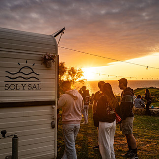 Mirador de la Corneja Sol y Sal Nordspanien Bar Sonnenuntergang