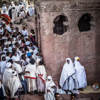 Lalibela Äthiopien Kirche Bet Maryam