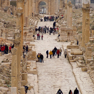 Die römische Stadt Jerasch, Jordanien