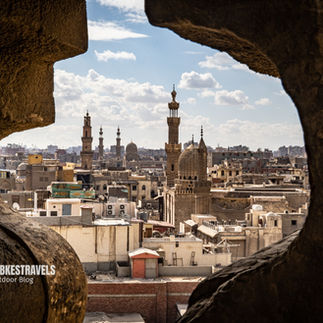 Kairo Ägypten Altstadt Moschee muslimische Viertel Ausblick Fenster Aussicht