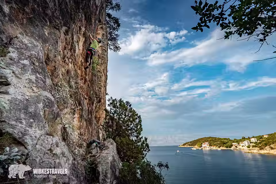 Hvar Croatia island climbing area sea