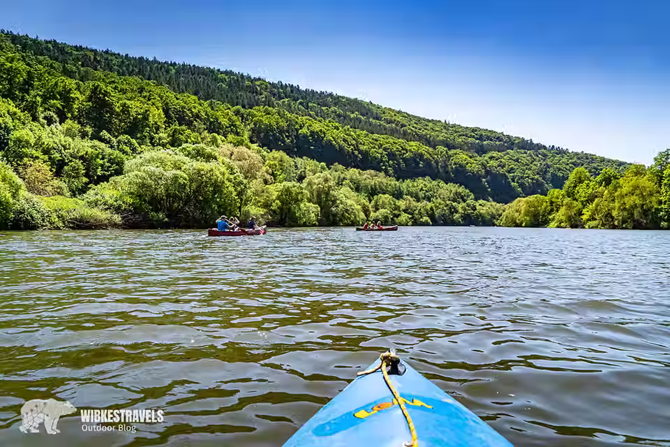 Kanu Tour Neckar Deutschland wald fluss